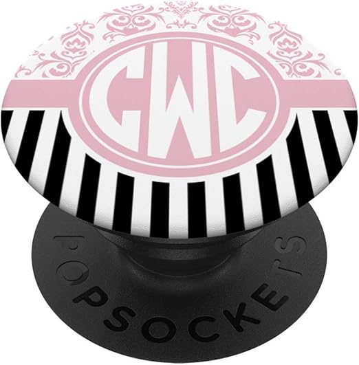picture Cwc Backgrounds cwc monogram gift pink damask initials cwc or ccw popsockets popgrip swappable grip for phones tablets