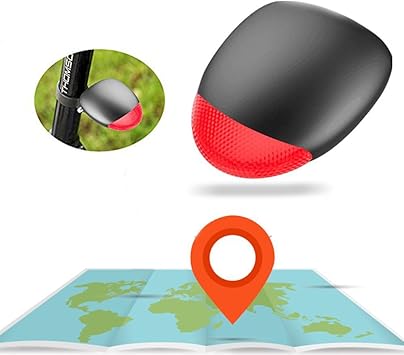 Amazon ファンスマート自転車gpsトラッカーテールライト ポータブル盗難防止ロケータ リアルタイムで振動電話警告ロケータby Fans スポーツ アウトドア