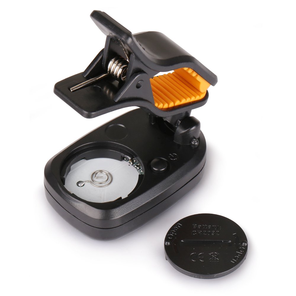 Donner Guitar Tuner Clip on-Accurate Chromatic,Acoustic Guitar Bass Violin Ukulele Tuner DT-2