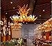 6+3 Head 9+3 Head 9+6 Head 9+9 Head Candle Antler Chandelier American Retro Resin Deer Horn Lamps Home Decoration Lighting E12 UL Listed (9+6Heads)