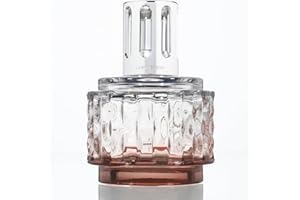 MAISON BERGER - Lampe Berger Home Fragrance Lamp Diffuser - Model Variation - Air Freshener - 3.7 x 3.7 x 5.1 inches (Rose Amber)