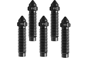 IdeaFormer-3D 5Pcs 0.6mm Centauri Carbon Nozzle, High Temperature Resistance 3D Printer Extruder Hotend Nozzles for Elegoo Centauri Carbon