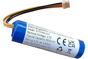 2600mAh Battery Replacement for Vtech VM3252,﻿VM3254,VM3258,RM2851,VM923,VM924,VM934,RM2771 Video Baby Monitor,Snom C300 Conf