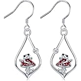 Frog Mushroom/Fox/Hedgehog/Black Cat/Astronaut/Koala/Dragonfly Earrings 925 Sterling Silver Earrings for Girls Women