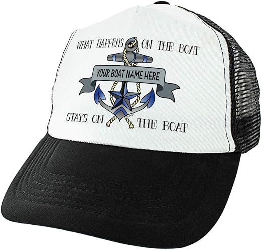 custom boat hats