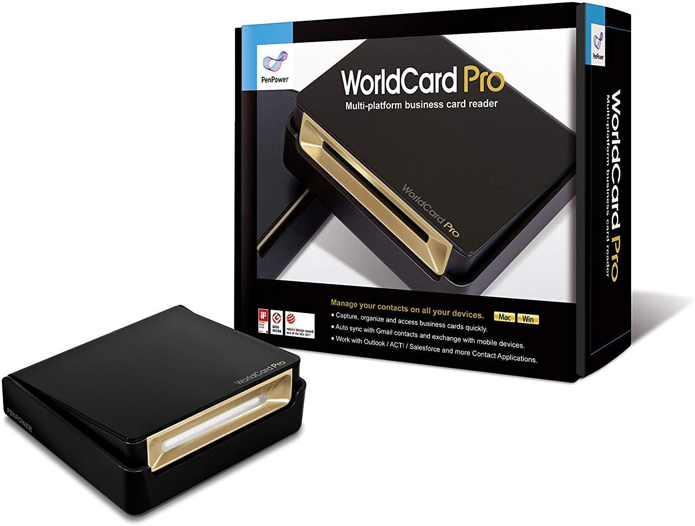PenPower WorldCard Pro Business Card Scanner (Win/Mac): Electronics