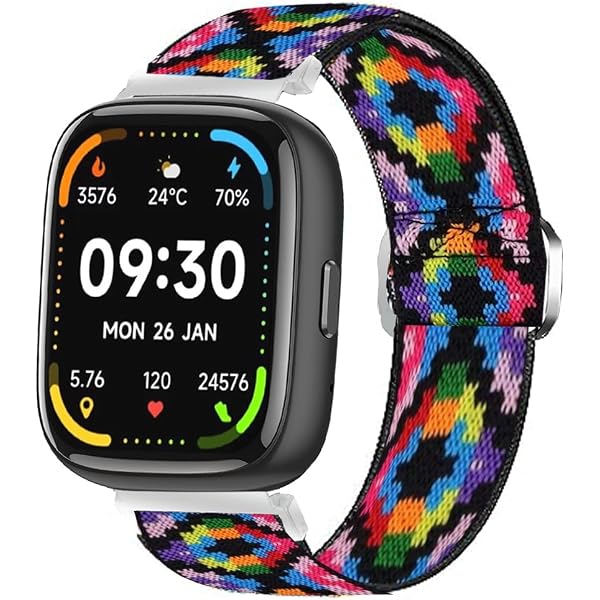 Lamshaw Smartwatch-Armband, 22 Mm, Atmungsaktives Nylongewebe – Ersatzband Für Faweio/Toobur IDW17/21/23/25/26