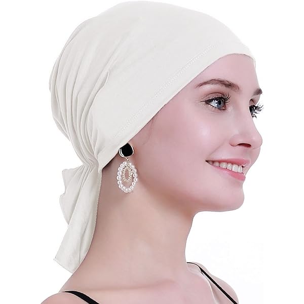 Soft Bamboo Cancer Chemo Head Wrap Scarf Pre-tied For Women - Turban...