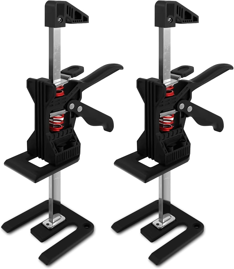 MEETOZ Labor Saving Arm Tool Jack 2 Pack 440LBS Lift Cabinets Flooring Windows