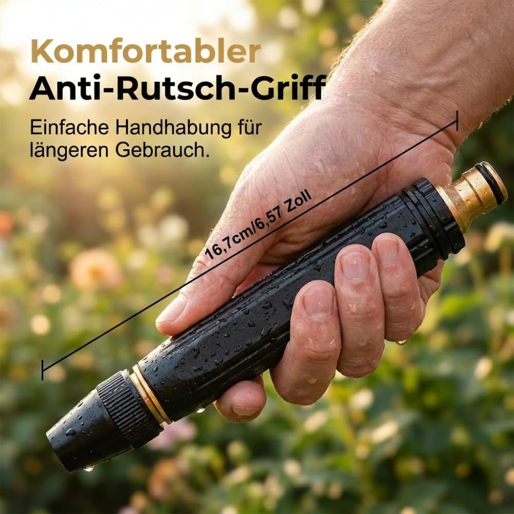 Hochdruckpistole für Gartenschlauch, Home High Pressure Car Wash Water Gun 3 Verstellbare Modi, 2026 Hochdruckreiniger Gartenbrause Gartenspritze für GartenbewäSserung AutowäSche Garten (1SET) 7