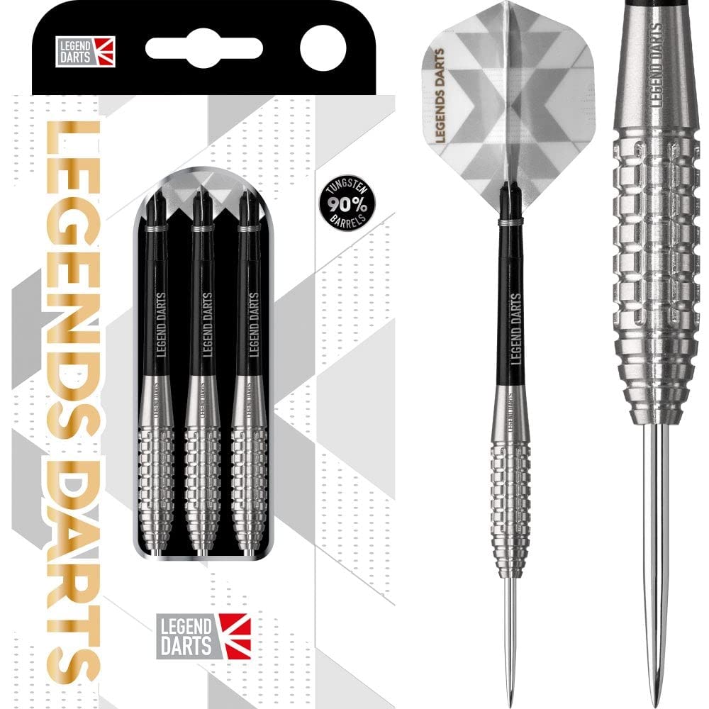 Legend Darts D2927 | Pro Series | BulletPremium 90% Tungsten Steel Tip Dart Set | 26g