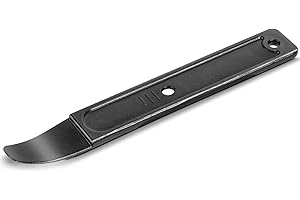 SDSNTE Versatile 23 Ga 4140 Steel Pry Bar Automotive Panel Removal Tool for Removing Auto Trim Interior and Exterior Parts, Gunmetal Gray, Pack of 1