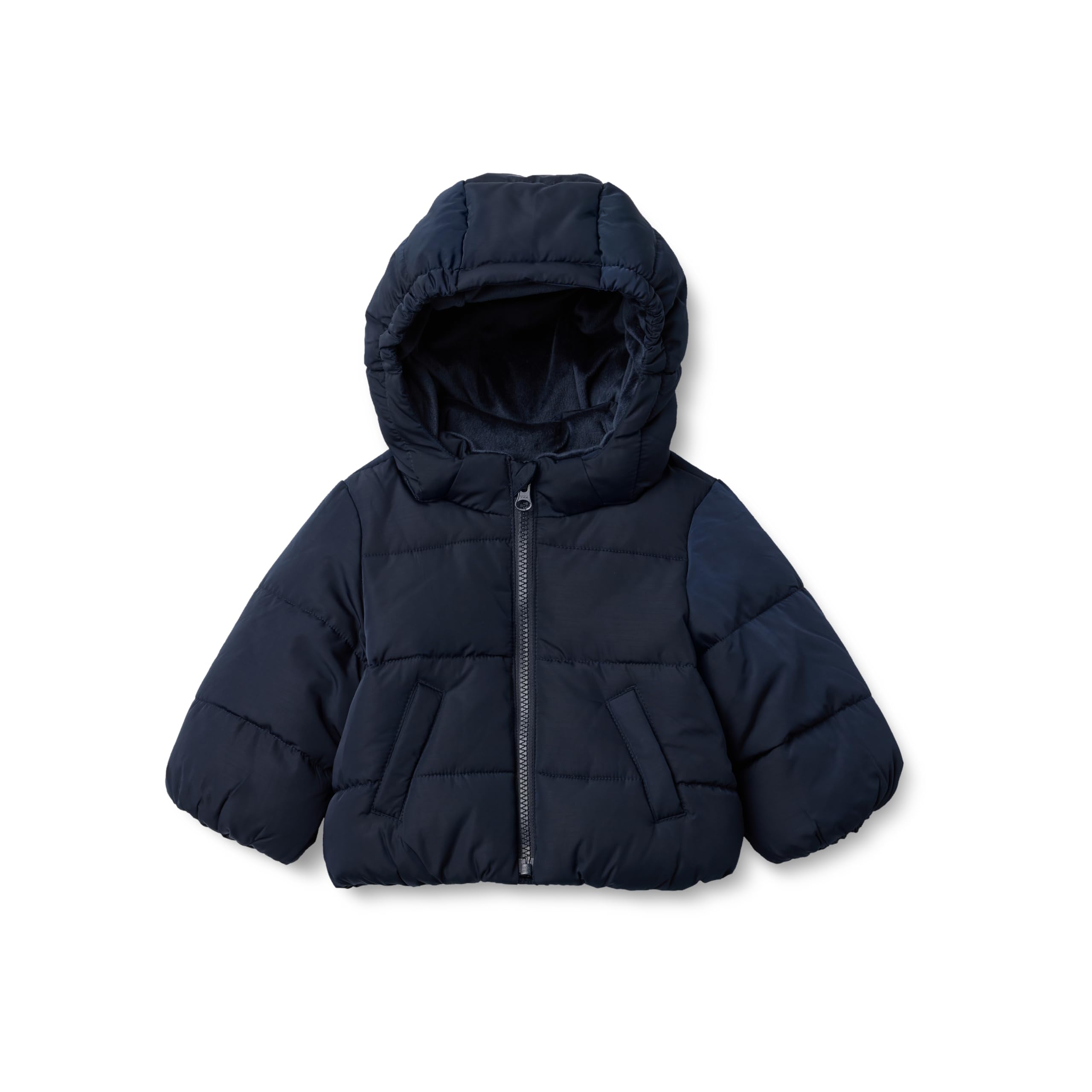 Photo 1 of **** DIRTY  Amazon Essentials x Sofia Grainge Boys' Water-Resistant Hooded Puffer Jacket, Navy, XX-Large