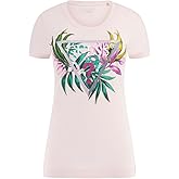 Guess Womens Eco Short Sleeve Leaf Triangle Tee