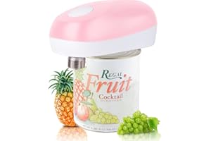 Vcwtty Electric Can Opener, No Sharp Edge, Open Your Cans with A Simple Push of Button, Food-Safe and Battery Operated Can Op