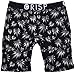 Mens Crisp Boxers Weed Plant Underwear Brief Black/Grey