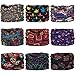 Wide Headbands Headwear Head Wrap Sport Sweatband for Men and Women,Workout,Yoga,12-in-1 12PCS/9PCS/6PCS Multifunction Magic Scarf