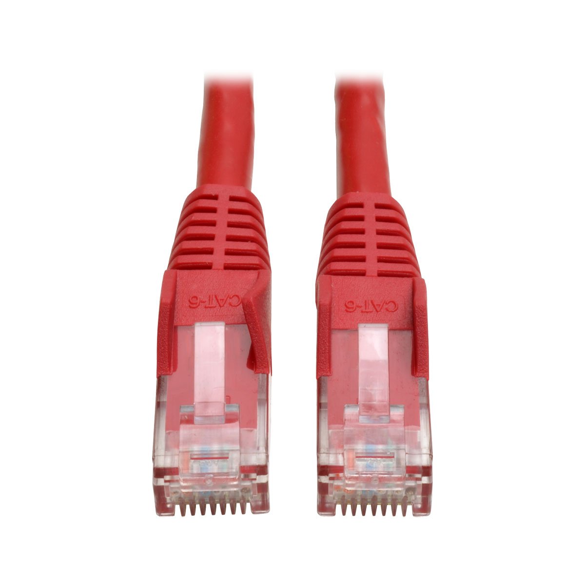 Eaton Tripp Lite Cat6 Patch Cable N201‑010‑RD – 10ft Snagless Gigabit RJ45 M/M Design for Reliable High‑Speed Networking, 550MHz Molded UTP Build, Red (B001FB5TJA)
