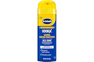 DR. SCHOLL'S Dr. Scholl’s Odor-X ODOR-FIGHTING Spray-Powder // All-Day Odor Protection and Sweat Absorption - Packaging May Vary