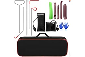 Portable Car Tool Set 16 Pieces, Stainless Steel Auto Body Repair Kit,Door Interior, Floor, Door Panel, Audio disassembly and