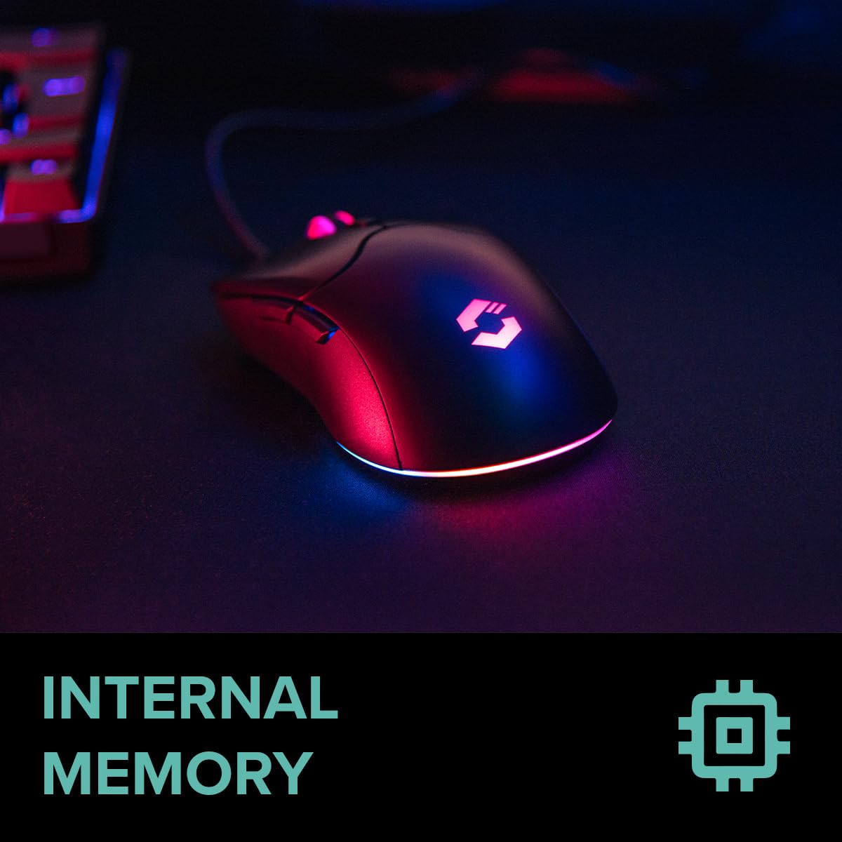 Speedlink Velox - Wireless RGB Gaming Maus kabellos mit Akku wiederaufladbar USB-C, 4800dpi, programmierbar, leicht, PixArt PAW3212, 2.4G USB-A Nano Empfänger, farbige LED Beleuchtung, schwarz 9