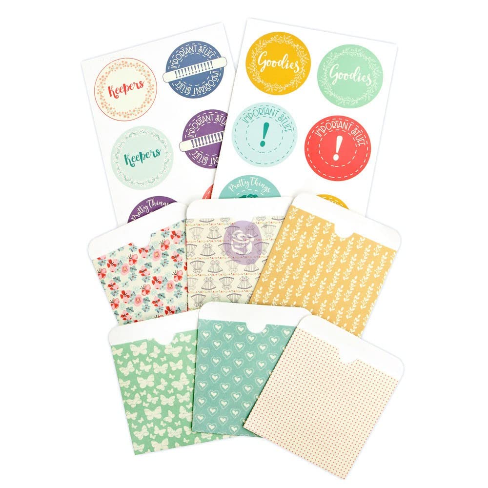 Prima Marketing Julie Nutting Planner Pocket & Labels