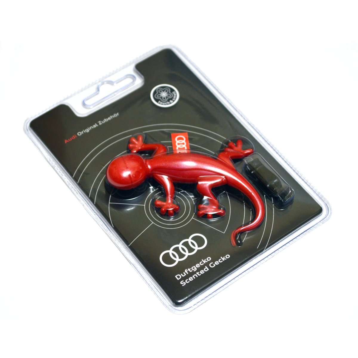 Audi Original 000087009B Gecko Air Freshener Red Floral Fragrance