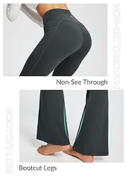 BALEAF Women's Dress Pants Yoga Flare Leggings High