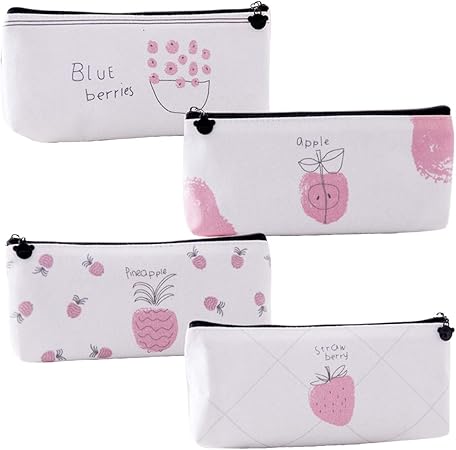 Amazon Sweetsweetshop ペンケース おしゃれ 女子 男子 筆箱 高校 中学 小学校 シンプル かわいい ペンポーチ 大容量 小物入れ 文房具 筆記用具 子供 大人 フルーツ柄 ブルーベリー ペンケース 文房具 オフィス用品