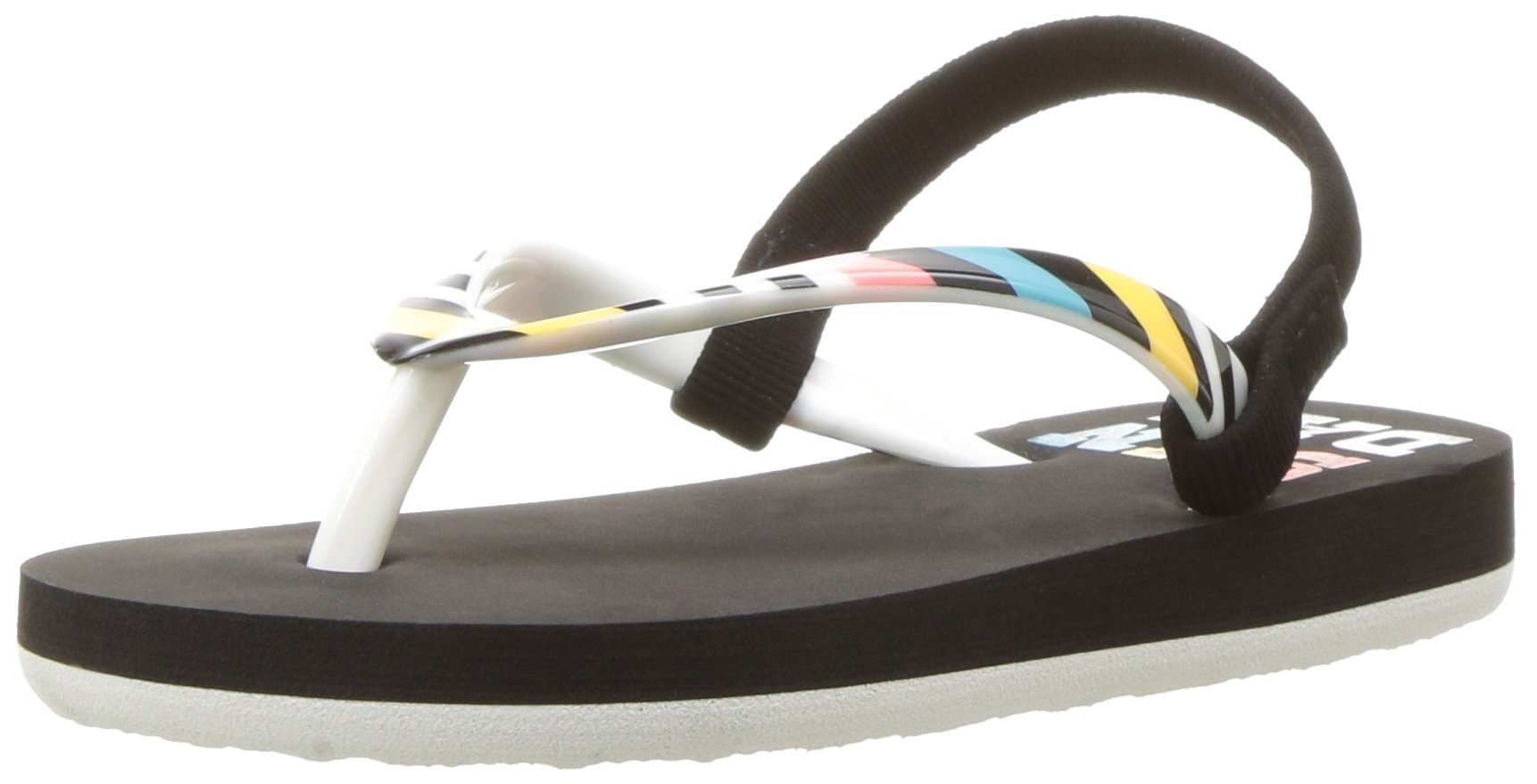 Roxy Kids' TW Pebbles VI Flip Flop Sandals, peach