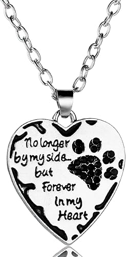 my dog paw print necklace
