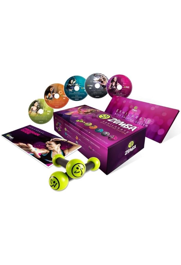 Zumba Exhilarate Body Shaping System セット Amazon.com: Zumba Fitness Exhilarate Body Shaping System DVD Set +