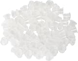 TRIXES 100x 9mm Tattoo Ink Caps Disposable Transparent Pigment Cups Studio view 1
