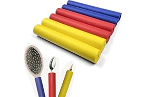 6 pcs Foam Grip Tubing, Adaptive Utensils Grip Tubing, Anti Slip Handle Sleeve, Suitable for Elderly, Arthritis Patients, Too