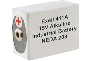 Exell Battery 411A Replacement Battery for Eveready 10F20 B121 BLR121
