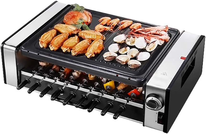 Review Multifunctional Double Layer Electric Grill, NonStick Baking