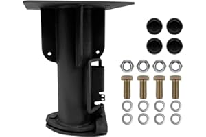 LoftMarte 15" Fifth Wheel Camper RV Trailer Adapter Hitch to Gooseneck Ball Compatible with 2 5/16" Ball