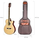 CAHAYA Guitar Bag 40 41 42 Inch Waterproof Case CY0150 with 6 Pockets view 7