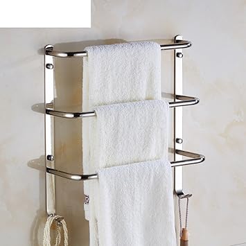 Toalla tres barras de acero inoxidable/ cuarto de baño WC ...