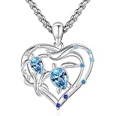 LOOVE Animal Cat/Cow/Owl/Dolphin/Turtle Necklace Sterling Silver Moonstone Abalone Shell Crystal Opal Cute Animals Jewelry Gift for Women