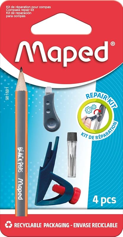 Kit de Reparação de Bússola - Melhore e Mantenha a Bússola da Sua Escola - Com Adaptador e Roda - Mapeado