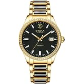 Diella Automatic Watches for Men Mens Watches for Men Luxurious Gift | Waterproof Date Luminous, Dial is Inlaid with Emerald Jade, Crown with Sapphire Automatic Watches