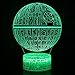 LED 3D Optical Illusion Smart 7 Colors Night Light Desk Lamp with USB Cable (Death Star DS-1 Platform)