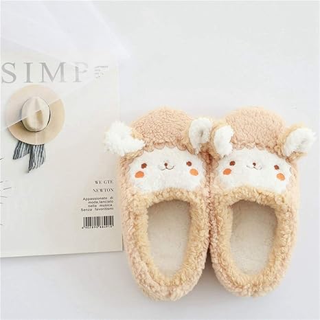Amazon カップル ペア ルームシューズ スリッパ 羊型 可愛い オシャレ ふわふわ 柔らかい 春秋冬 暖か 綿 室内履き 部屋用 レディース メンズ 静音で軽量 ギフト プレゼント 洗濯可 滑り止め バススリッパ ホーム キッチン オンライン通販