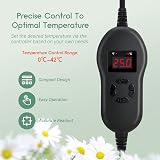 LERWAY Seedling Heating Mat with Digital Thermostat NTC Probe 52x25cm view 7