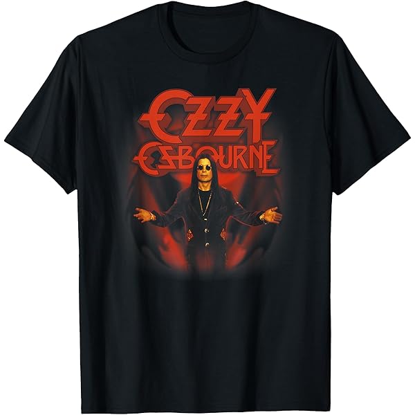 Amazon.com: Ozzy Osbourne Saint Ozz T-Shirt : Clothing, Shoes