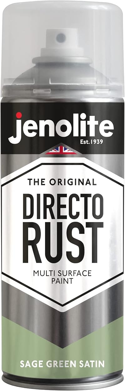 Jenolite Directorust Satin Sage Green 400ml Direct To Rust Spray Paint