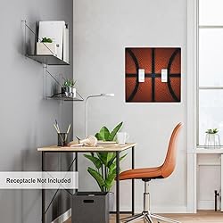 Pznen Basketball 2-Gang Wall Plate Dual Switch
