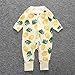 GBSELL Newborn Baby Fruit Animal Print Gown Pajamas Romper Jumpsuit Clothes (Fruit, 6-12 Month)
