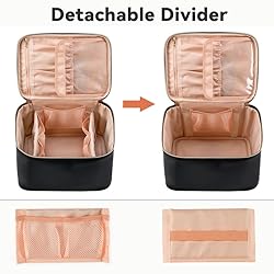OCHEAL Makeup Bag, Large Travel Makeup Bag Cosmetic